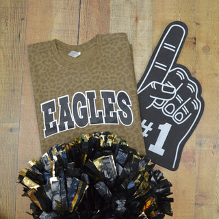 Abilene High Eagles - Arch with Animal Print T-Shirt