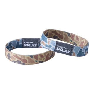River Rock Camo - Tap to Pray Wristband