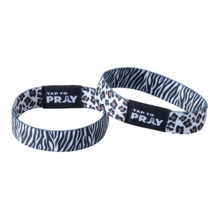 Safari Zebra - Tap to Pray Wristband