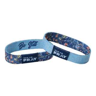 Wildflower Be Still - Tap to Pray Wristband