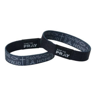 Symbols of Faith Grey - Tap to Pray Wristband