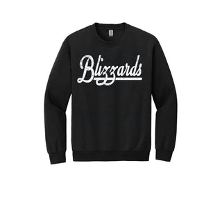 Winters Blizzards - Script with Tail Crewneck Sweatshirt