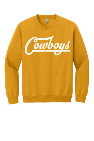 Hardin Simmons University Cowboys - Script with Tail Crewneck Sweatshirt