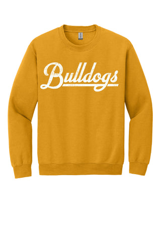Clyde Bulldogs - Script with Tail Crewneck Sweatshirt