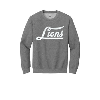 Albany Lions - Script with Tail Crewneck Sweatshirt
