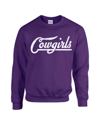 Hardin Simmons University Cowgirls - Script with Tail Crewneck Sweatshirt