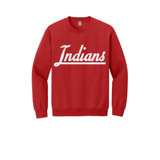 Jim Ned Indians - Script with Tail Crewneck Sweatshirt