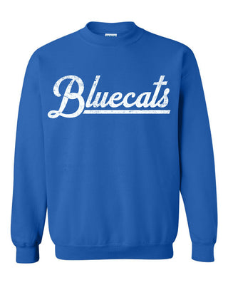 Coleman Bluecats - Script with Tail Crewneck Sweatshirt