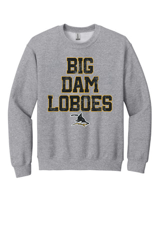Cisco Loboes Booster Club - Big Dam Loboes on Grey