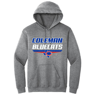 Coleman Bluecats - Double Stripe Hoodie