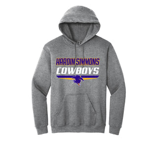 Hardin Simmons University Cowboys - Double Stripe Hoodie
