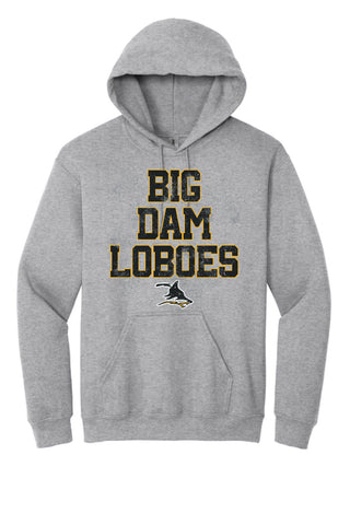Cisco Loboes Booster Club - Big Dam Loboes on Grey