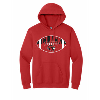 Clack Cardinals - Football Hoodie
