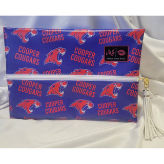 Cooper Cougars Layflat Makeup Junkie Bags