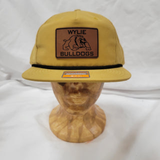 Wylie Bulldogs - Mascot Leather Patch Rope Cap