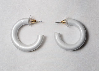 Metallic Hoop Earrings
