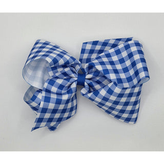 Gingham King Bow