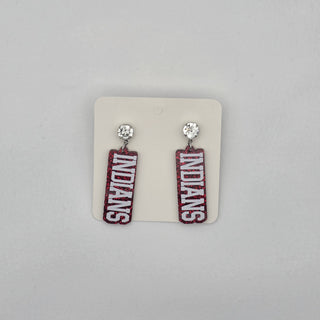 Jim Ned Indians - Indians Hype Earrings