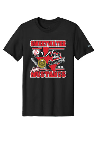 Sweetwater Lady Mustangs - State Champions on Black