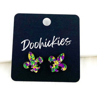 Mardi Gras/Crawfish Earrings & Studs
