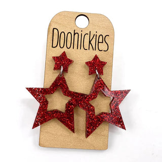 Star Dangle Acrylic Earrings