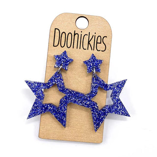 Star Dangle Acrylic Earrings