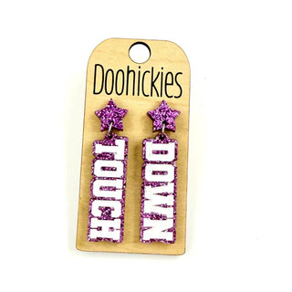 Touch Down with Star Acrylic Earrings