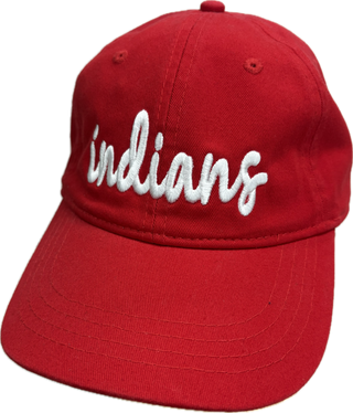 Jim Ned Indians - Script Unstructured Cap