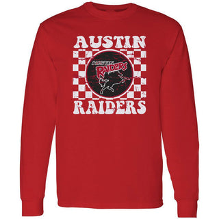 Austin Raiders - Checkered Long Sleeve T-Shirt