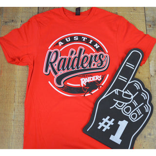 Austin Raiders - Circle Script T-Shirt