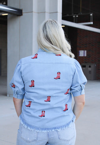 Bailey Boot Short-Sleeve Top