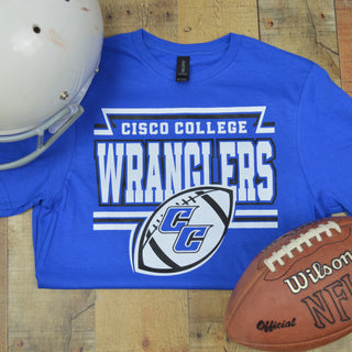 Cisco College Wranglers - Football T-Shirt