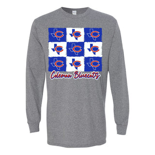 Coleman Bluecats - 9 Boxes Long Sleeve T-Shirt