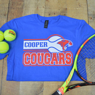 Cooper Cougars - Tennis T-Shirt