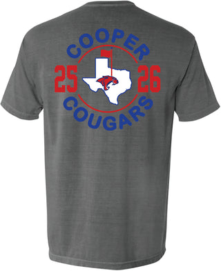Cooper Cougars Golf - Pocket Tee