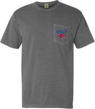 Cooper Cougars Golf - Pocket Tee