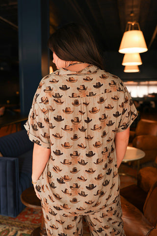 Calamity Hat Short-Sleeve Top