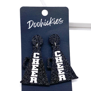 Cheer Megaphone Earrings