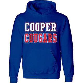 Cooper Cougars - Color Block Hoodie