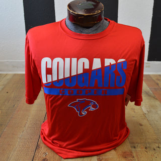 Cooper Cougars - Split Wicking T-Shirt