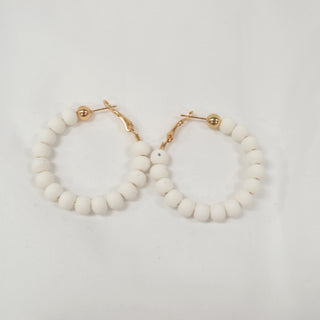 Ball Hoop Earrings