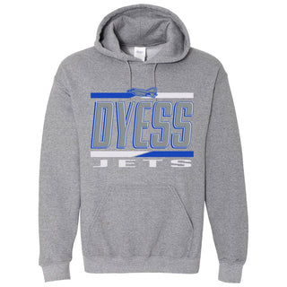 Dyess Jets - Split Stripe Hoodie