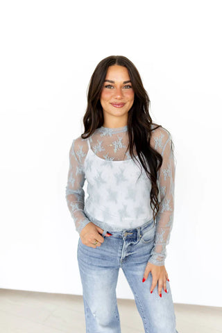 Lace Mesh Top