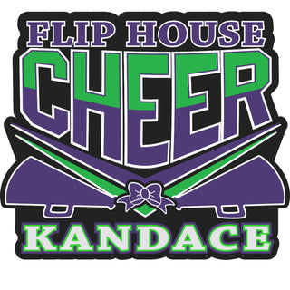 Flip House Cheer - Car Decal