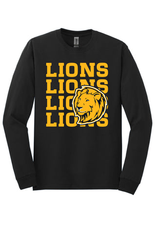 Stafford Lions - Repeat Long Sleeve T-Shirt