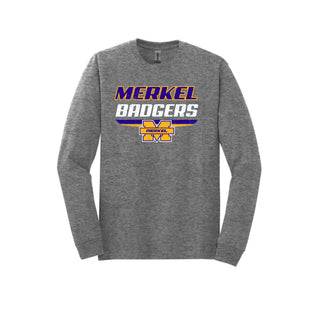 Merkel Badgers - Double Stripe Long Sleeve T-Shirt