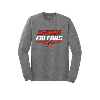 Mann Falcons - Double Stripe Long Sleeve T-Shirt