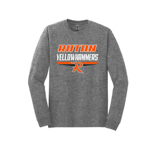 Rotan Yellowhammers - Double Stripe Long Sleeve T-Shirt