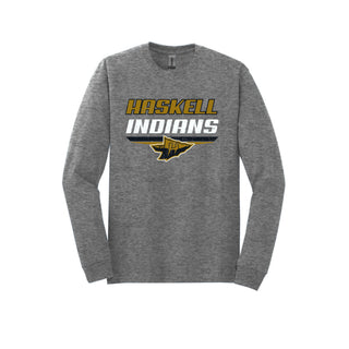 Haskell Indians - Double Stripe Long Sleeve T-Shirt