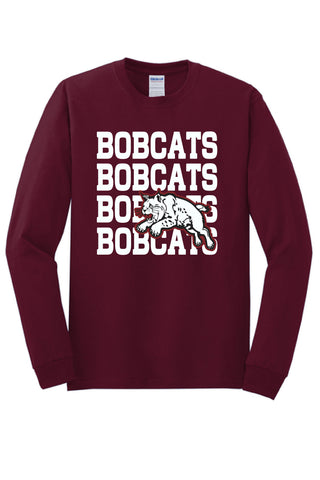 Bowie Bobcats - Repeat Long Sleeve T-Shirt